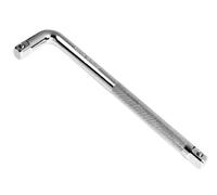 LOPAKACTAG Llave de tubo tipo L 1/2", 3/8" y 1/4", llave boca hexagonal CRV doble cabeza, con perforación en codo for extraer, fijar atornillar tuercas(1 PC 255mm)