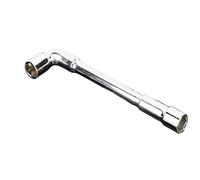 LOPAKACTAG Mini llave de tubo tipo L con codo perforación, universal, doble cabeza, hexagonal, métrica, 6 puntas, 13, 14, 15, 16, 17, 18 y 19 mm(18mm)