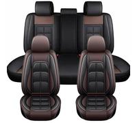LOPAMCGH Funda Asiento Coche para Mazda CX-3 2000 2001 2005-2023, Piel Transpirable Completo de Funda Protector Asiento Coche, Impermeable Fundas Asientos Delanteros y Traseros Coche,B Brown