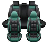 LOPAMCGH Funda Asiento Coche para Mazda Speed3 2000 2001 2005-2023, Piel Transpirable Completo de Funda Protector Asiento Coche, Impermeable Fundas Asientos Delanteros y Traseros Coche,A Green