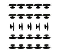 Lopau Charm Back - Base de brocas en blanco para bolsa Bogg, 25 piezas de accesorios de bricolaje para crear accesorios personalizados y dijes para bolsa de bebé, bolsa Bogg XL, bolsa de playa Simply