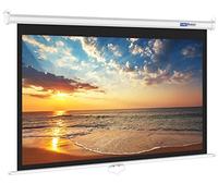 LopBast Screen Pantalla de proyector blanca desplegable manual de 120 pulgadas 16:9 1.2 ganancia retráctil de bloqueo automático 4K 8K 3D Ultra HD para cine en casa, oficina, pantalla de proyección de