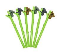 Lopenle 9 unids lindo koala pluma forma animal pluma Koala escalada verde árbol gel plumas 0,5 mm para niños fiesta escuela cumpleaños Navidad oficina