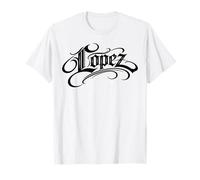 Lopez Apellido Familia Orgullo Patrimonio Apellido Latino Love Camiseta