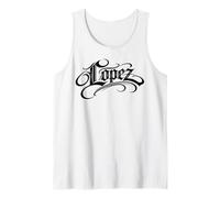 Lopez Apellido Familia Orgullo Patrimonio Apellido Latino Love Camiseta sin Mangas