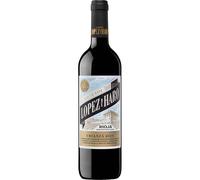 López de Haro Crianza - Vino Tinto Suave y Elegante | Frutos Rojos, Vainilla y Cacao | Tempranillo con Crianza en Barrica, Equilibrado y Aterciopelado (1 Botella)