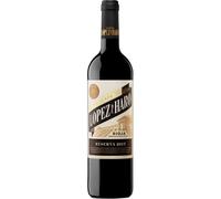López de Haro Reserva: Vino tinto rubí con ribetes teja, aromas de fruta madura, especias y vainilla. Equilibrado, redondo y untuoso, con final elegante (Pack de 6 Botellas)