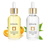 LOPHE Aceite Cutículas Uñas, 15ML*2 Aceite para Uñas y Cutículas, Cuticle Oil con Gotero para Reparador e Hidratante Manos y Pies de Nail, Solución Nutritiva para Clavo (2 Aromas-Conjunto B)