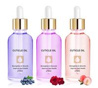 LOPHE Aceite Cutículas Uñas, 15ML*3 Aceite para Uñas y Cutículas, Cuticle Oil con Gotero para Reparador e Hidratante Manos y Pies de Nail, Solución Nutritiva para Clavo (3 Aromas-Conjunto B)