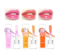 LOPHE Aceite de Labios que Cambia de Color, 3pcs Magic Color Changing Lip Oil, Lip Oil Cambia de Color, Lip Oil con Temperatura Magic para Brillante Hidratante, Transparente y Langhaltndes