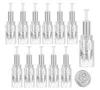 LOPHE Agujas Dermapen 12 Puntas, 12pcs Agujas Dermapen para Electric Microneedling Pen, Micro Agujas para Repuesto Puntas de Derma Pen, Microneedling Agujas Dermapen