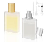 LOPHE Atomizador Perfume Recargable, 2 x 100ML de Frascos Perfume | Botella Rociadora Portátil, Espray de Colonia, Atomizador de Fragancia para Salir de Noche, Viaje, Fiestas, Citas (Mate)
