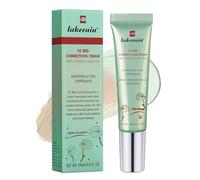 LOPHE Crema CC Que Cambia de Color, 15ml CC Crema Correctora de Color para el Rostro, Silky Cream CC de Centella Asiática, BB Cream para Corrige el Tono de Piel Enrojecido, Uniformiza el Ton (Verde)