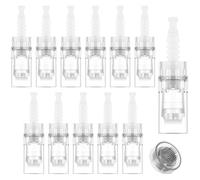 LOPHE Dermapen Microneedling, 12 Unidades Agujas Dermapen Microneedling, 42 Puntas Micro Agujas de Repuesto para Derma Pen, Microagujas Ranura para Bayoneta, Antiarrugas y Rejuvenecimiento de La Piel