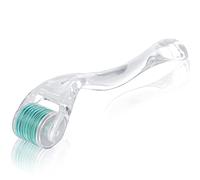 LOPHE Dermaroller Cabello, Dermaroller 0.5mm para Cara y Cuerpo, Rodillo Barba de Titanio Microagujas, Microneedling Dermaroller Facial para Anti-Edad, Eliminación de Cicatrices Acne, Poro Contractivo