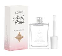 LOPHE Fortalecedor de Uñas, 15 ML Agente Reparador de Uñas, Solución de Cuidado de Uñas, Tratamiento y Refuerza Clavo Dañadas, Endurecedor para Clavar Frágiles, Fácil de Aplicar (Transparente)