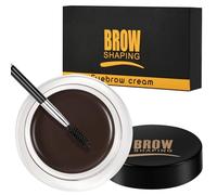 LOPHE Gel Fijadora de Cejas, Crema de Cejas 4,5g, Pomada de Ceja de Larga Duración con Cepillo, Eyebrow Gel para Maquillaje con Efecto Laminado Instantáneo,Pegamento de Ceja Sin Residuos (Café Negro)
