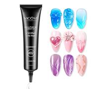 LOPHE Gel Para Uñas 3D 15g, Pegamento Para Uñas En Gel Para Modelar, 3D Gel Uñas Multifunzionale, Transparente, Súper Adhesivo, Para Gemas Decorazione Unghie Pintura de DIY Diseñar Manicura (1 Pieza)