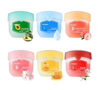 LOPHE Hydrating Lip Balm Set, 6 x 7g Bálsamo Labial Hidratante Natural, Cuidado De Los Labios, Para Exfoliar Los Labios, Líneas de Labios Descoloridas y Hidratar los Labios