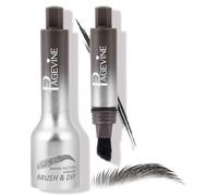 LOPHE Lápiz de Cejas, Microblading Lapiz Cejas Líquido, Fácil de Colorear, Duradero Resistente al Agua, Pincel Angular para Crea Cejas de Aspecto Natural #01 Café Exprés