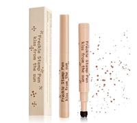 LOPHE Lápiz de Freckle Stamp, 1 unidad Sello de Pecas Falsas, Bolígrafo para Estampar Pecas Realistas Naturales, Freckle Stamping Pen,Sello Herramienta Maquillaje de Peca para Mujeres 01# Marrón Claro