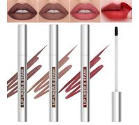 LOPHE Lip Liner Plump Peel Off, 3 x 3 ml Delineador de Labios Despegable | Kit de Delineador de Labios con Agarre Largo, Efecto Tatuaje Extraíble, sin Transferencia, Lápiz Labial, Regalo Ideal