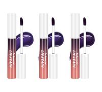 LOPHE Lip Stain Peel Off, 3 Piezas Lip Tint Set, Mujeres Tinte Labios Despegable, Impermeable, Lápiz Labial con Acabado Mate, Brillo Labial de Larga Duración, Brillo de Labios Extraíble(Conjunto C)