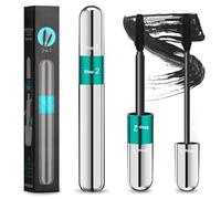 LOPHE Mascara de Pestañas, 2 en 1 Máscaras con Fibras de Seda, Máscara en 2 Pasos, Rimmel de Larga Duración, Diseño de Cabezal de Cepillo Doble, Crea Pestañas Naturales, Gruesas y Largas (Tubo Verde)