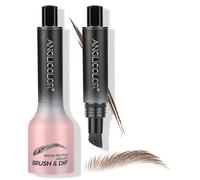 LOPHE Mejorado Lapiz Cejas LíQuido, Pincel Angular para Cejas, Pincel para Cejas con Microblading, Lápiz Líquido para Cejas de Secado Rápido y Larga Duración, Fácil de Colorear, #02
