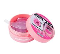 LOPHE Parches Ojos Bolsas y Ojeras, 60 Piezas Antiojeras Parches Ojeras, Máscara de Ojos de Rosa, Mascarilla Eye Patches Hombres Mujeres para Contorno Hidratante y Humectante (Versión Esencia de Rosa)