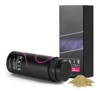 LOPHE Polvo de Fibra Capilar, 25g Fibras Capilares Hombre y Mujer, Polvo Voluminizador Pelo Hombre, Polvos para el Pelo, Relleno Capilar Instantaneo para Disimular Calvicie (Oro Claro)