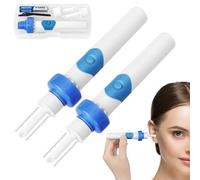 LOPHE Removedor de Cerumen Eléctrico, 2 piezas Aspirador de Cera Oidos | Limpiador Kit para Eliminar Cerumen, Eliminador de Cera Oidos, Aspiradora Eléctrica de Orejas con 4 Cabezales de Repuesto