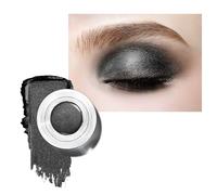 LOPHE Sombras de Ojos, 1 Pieza Sombra de Ojos en Crema, Eyeshadow en Mousse Duradera, Cream Eyeshadow de Altamente Pigmentada, Vegano y Libre de Crueldad, Crear Purpurina Maquillaje (Negro)