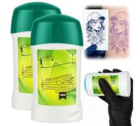 LOPHE Stencil Tattoo Transfer Gel para Tatuajes, 60g x 2 Crema de Transferencia de Tatuaje, Tattoo Transfer Cream Gel Profesional para Transferir Plantillas de Tatuaje Temporales y Maquillaje Corporal