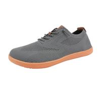 LOPILY Alpargatas Mujer Casual Shoes Summer Fashion Hollow Breathable Flat Heel Soft Sole Casual Shoes (Grey, 36)