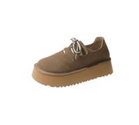 LOPILY Alpargatas Mujer Zapatos Casuales de Verano Hueco Transpirable Tacón Zapatos Casuales de (Khaki, 35)