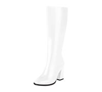 LOPILY Botas Altas Mujer Mid Calf Boots Knee High Heeled Long De Caña Extra Larga de por Arriba la Rodilla Elástica Invierno Elegantes