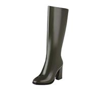 LOPILY Botas Altas Mujer Mid Calf Boots Knee High Heeled Long De Caña Extra Larga de por Arriba la Rodilla Elástica Invierno Elegantes