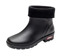 LOPILY Botas Cowboy Summer Autumn And Winter Short Sleeved Cotton Removable And Washable Outdoor Fashion Work Fishing Car Wash Kitchen Non Slip Warm Rain Boots (Black, 39)