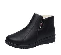 LOPILY Botas Invierno Mujer Rebajas cálidos, botas de esquí para exteriores, engrosamiento (Black, 41)