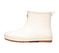 LOPILY Botas Mujer Negras para la lluvia para mujer, botines cortos, zapatos casuales exteriores para mujer (White, 41)