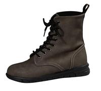 LOPILY Botas Negras Camperas Mujer Plana sólida con zapatos Características: (Green, 42)