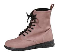 LOPILY Botas Negras Camperas Mujer Plana sólida con zapatos Características: (Pink, 40)
