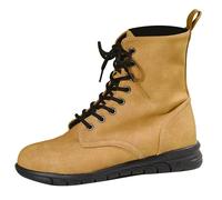 LOPILY Botas Negras Camperas Mujer Plana sólida con zapatos Características: (Yellow, 39)