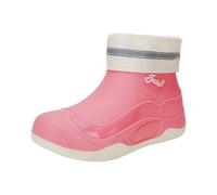 LOPILY Botas Negras Mujer Autumn And Winter Short Sleeved Cotton Removable And Washable Outdoor Fashion Work Fishing Car Wash Kitchen Non Slip Warm Rain Boots (Pink, 36)