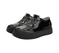 LOPILY Botas Negras Mujer para mujer, estilo moderno, antideslizantes, con gruesa y que mejoran la altura. (Black, 36)