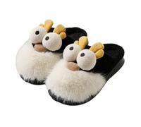 LOPILY Botines Azul Mujer Slippers Non Slip Cotton Linen Indoor And Outdoor Home Slipper Sandals Open Toe Bedroom Breathable Shoes (Black, 44)