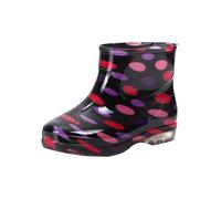 LOPILY Botines Bajos Cordones Mujer con Temperamento Mujer, Botas de Media, Zapatos de Agua Antideslizantes (C, 39)