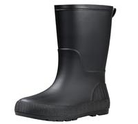 LOPILY Botines Mujer Invierno Planos con temperamento mujer, botas de media, zapatos de agua antideslizantes (Black, 41)