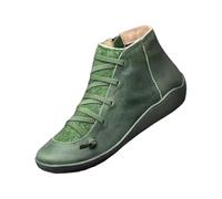 LOPILY Botines Negros de cálidas (Green, 43)